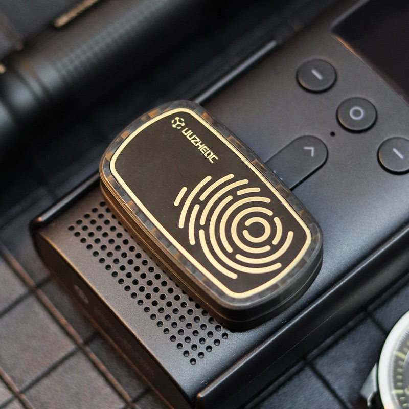 Carbon Fiber Fingerprint Unlimited Fidget Slider