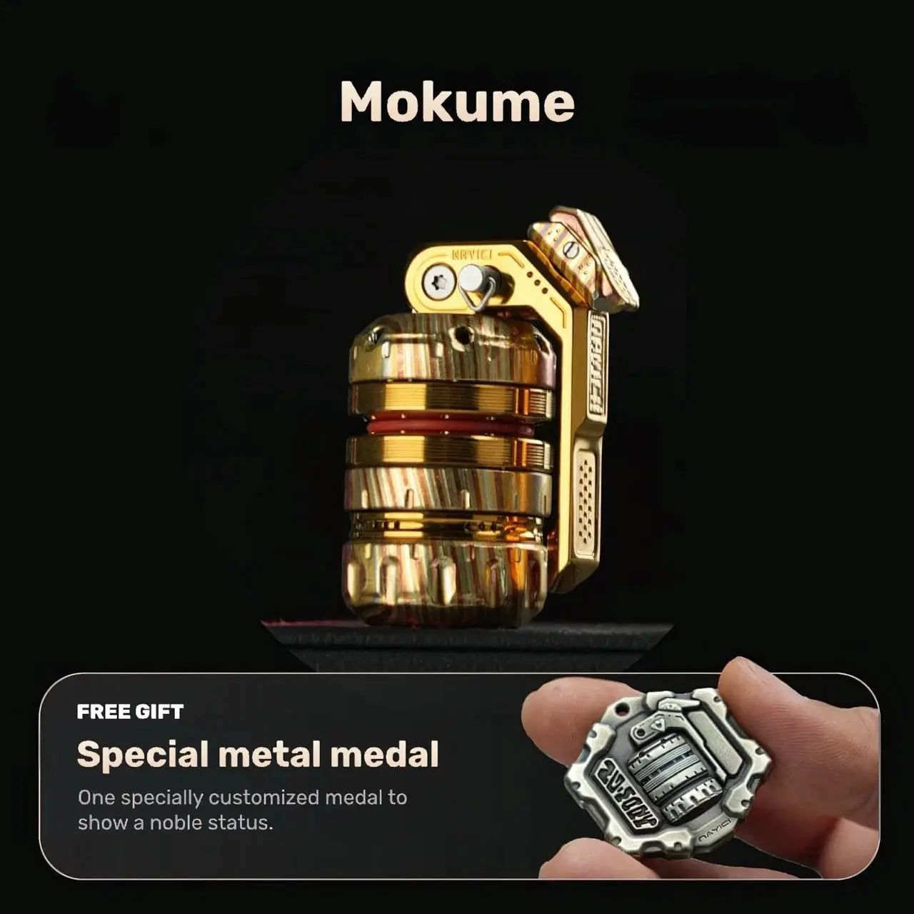 NAYICI DEMOMAN ジルコニウム 数量限定生産 フィジェットトイEDC MUYI (NAYICI) Demoman Fidget Toy – NXEDC